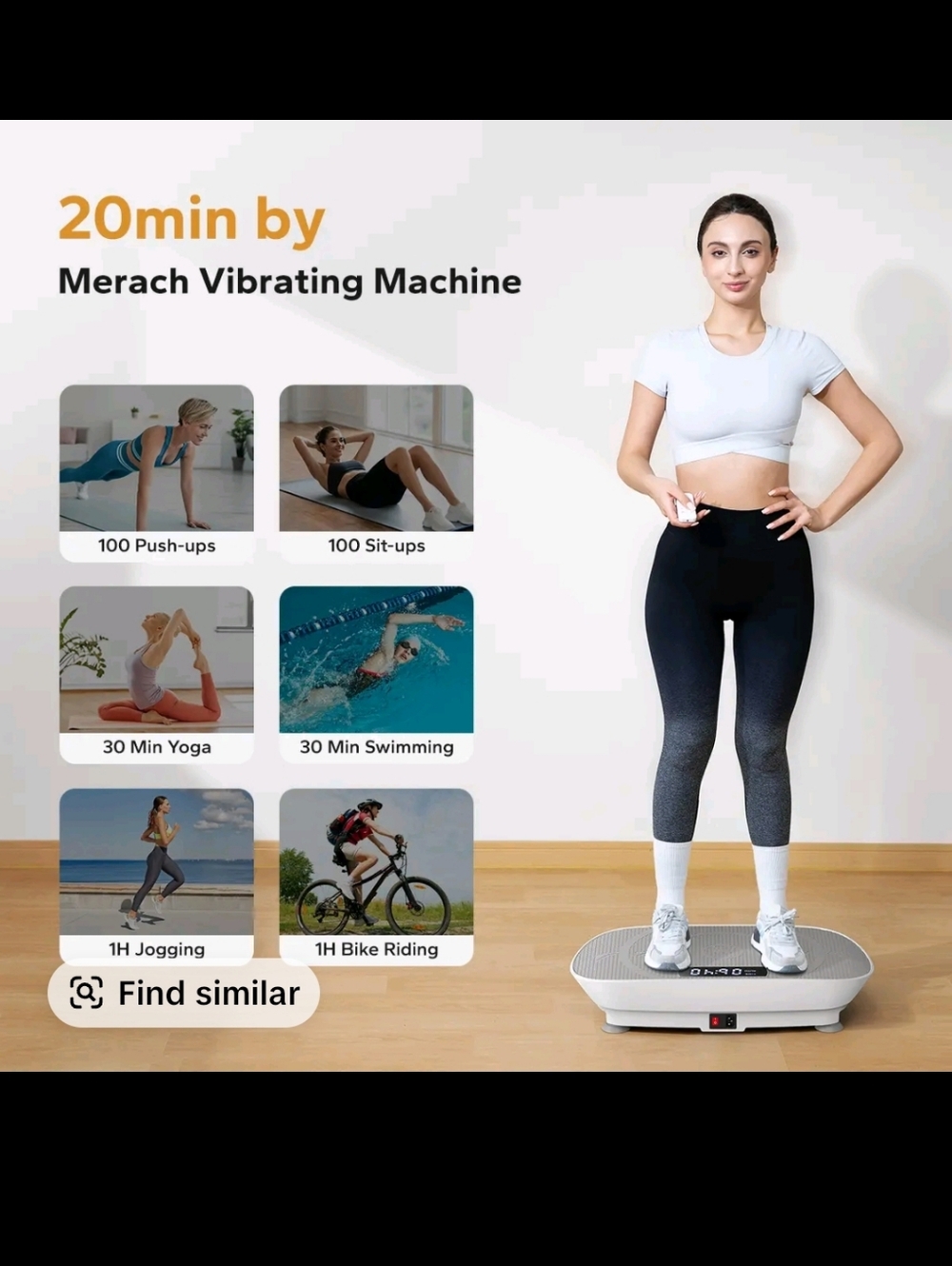 Merach CV30 Pro Curved Whole Body Vibration Plate - Picture 5 of 10